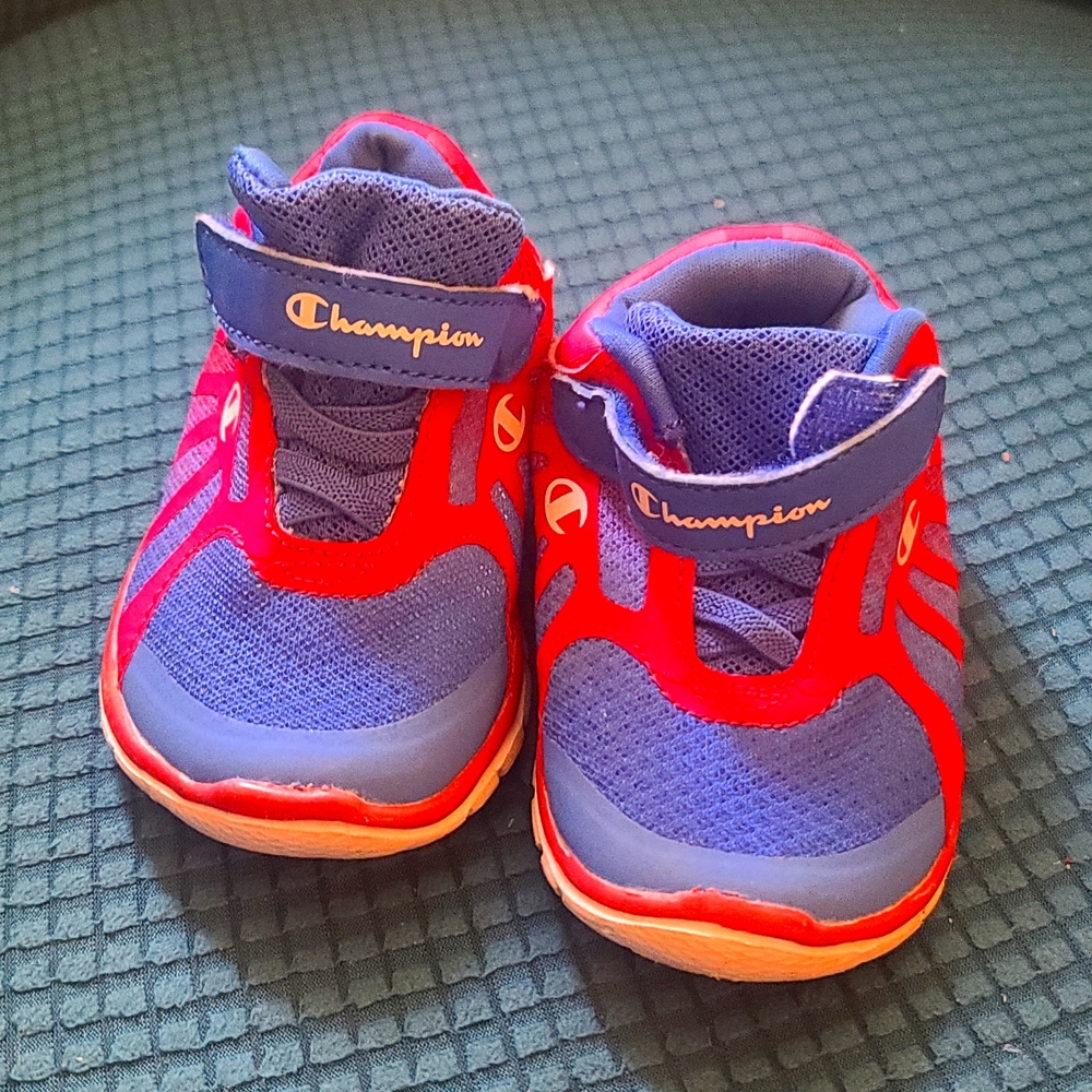 Little baby size 5 champion shoes